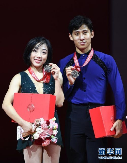 世界花滑大奖赛中国杯隋文静韩聪147.47分夺双人滑冠军
