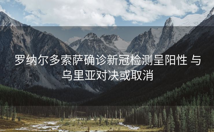 罗纳尔多索萨确诊新冠检测呈阳性 与乌里亚对决或取消