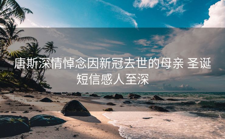 唐斯深情悼念因新冠去世的母亲 圣诞短信感人至深