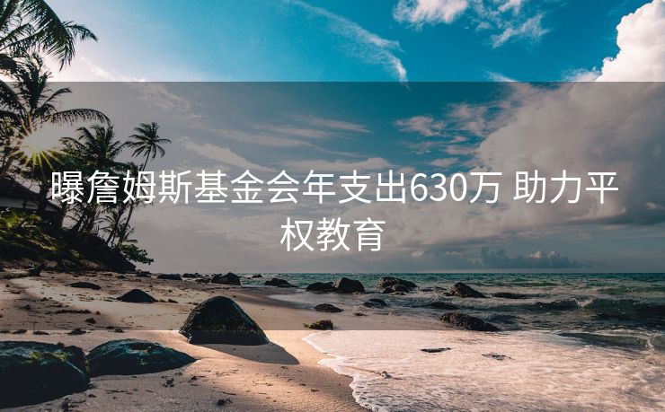 曝詹姆斯基金会年支出630万 助力平权教育