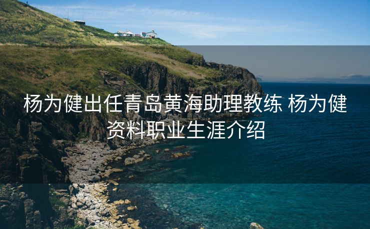 杨为健出任青岛黄海助理教练 杨为健资料职业生涯介绍