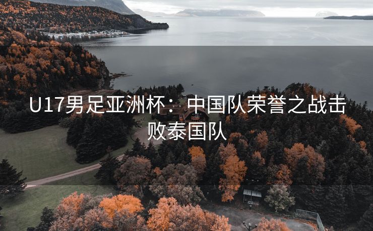U17男足亚洲杯：中国队荣誉之战击败泰国队