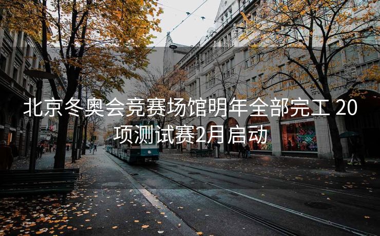 北京冬奥会竞赛场馆明年全部完工 20项测试赛2月启动