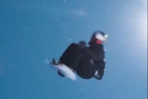 帅的！苏翊鸣社媒晒训练中完成“2160”空中转体六圈的高难度动作