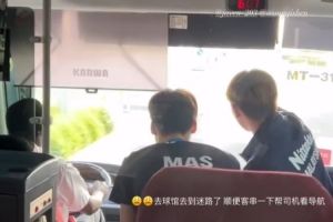 有被逗笑！世乒赛班车司机迷路，马来西亚选手帮忙导航+唱起Rap