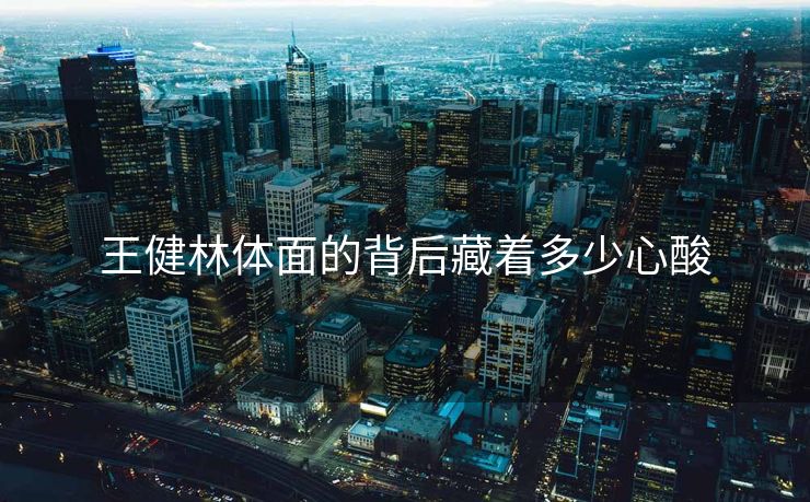 王健林体面的背后藏着多少心酸