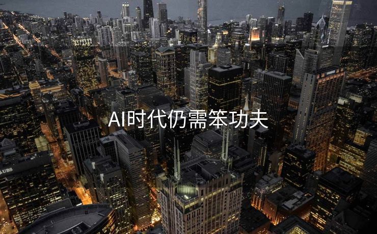 AI时代仍需笨功夫